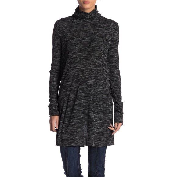 We The Free Tops - We the Free gray oversized turtleneck tunic top XS